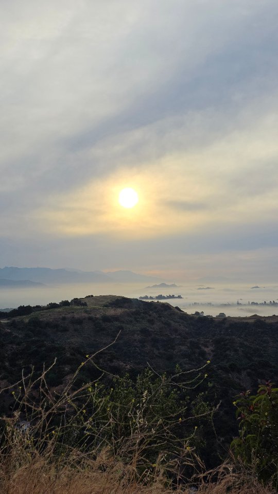 Sunrise, marine layer, and downtown LA peeking through from the top of Westridge. Epic way to roll into the day.

#Westridge #LosAngeles #TrailRun #SunriseRun #MarineLayerReel